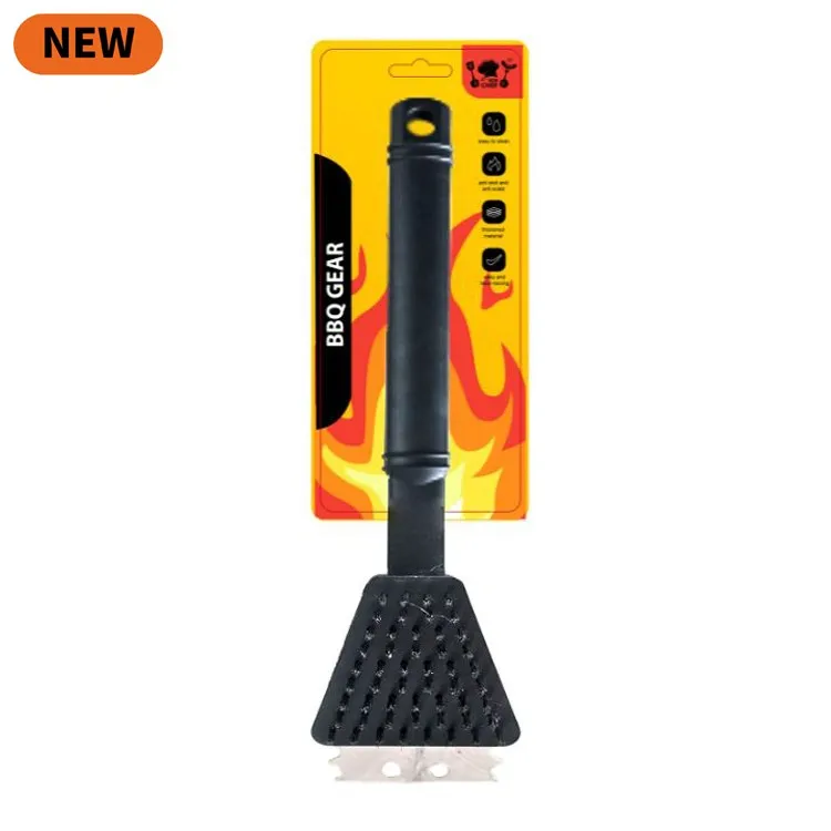 3-in-1 Barbecue Grill Brush And Scraper